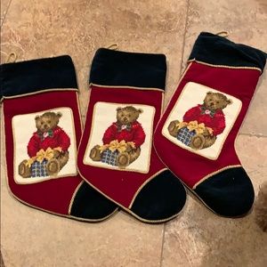 3 Christmas stockings